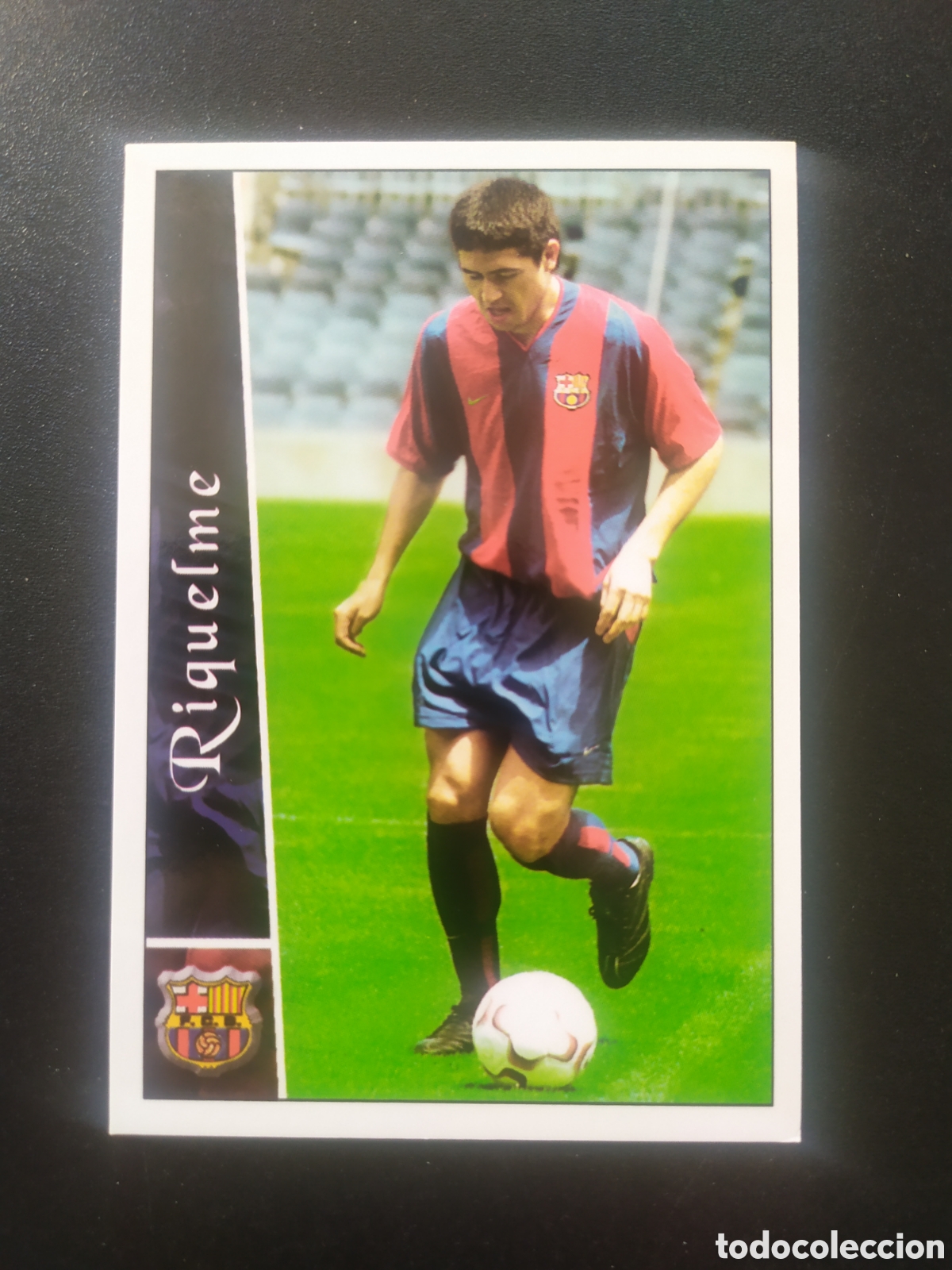 Cromos de F&uacute;tbol: Mundicromo fichas liga 2002 2003 02 03 Riquelme n&deg; 102 Barcelona