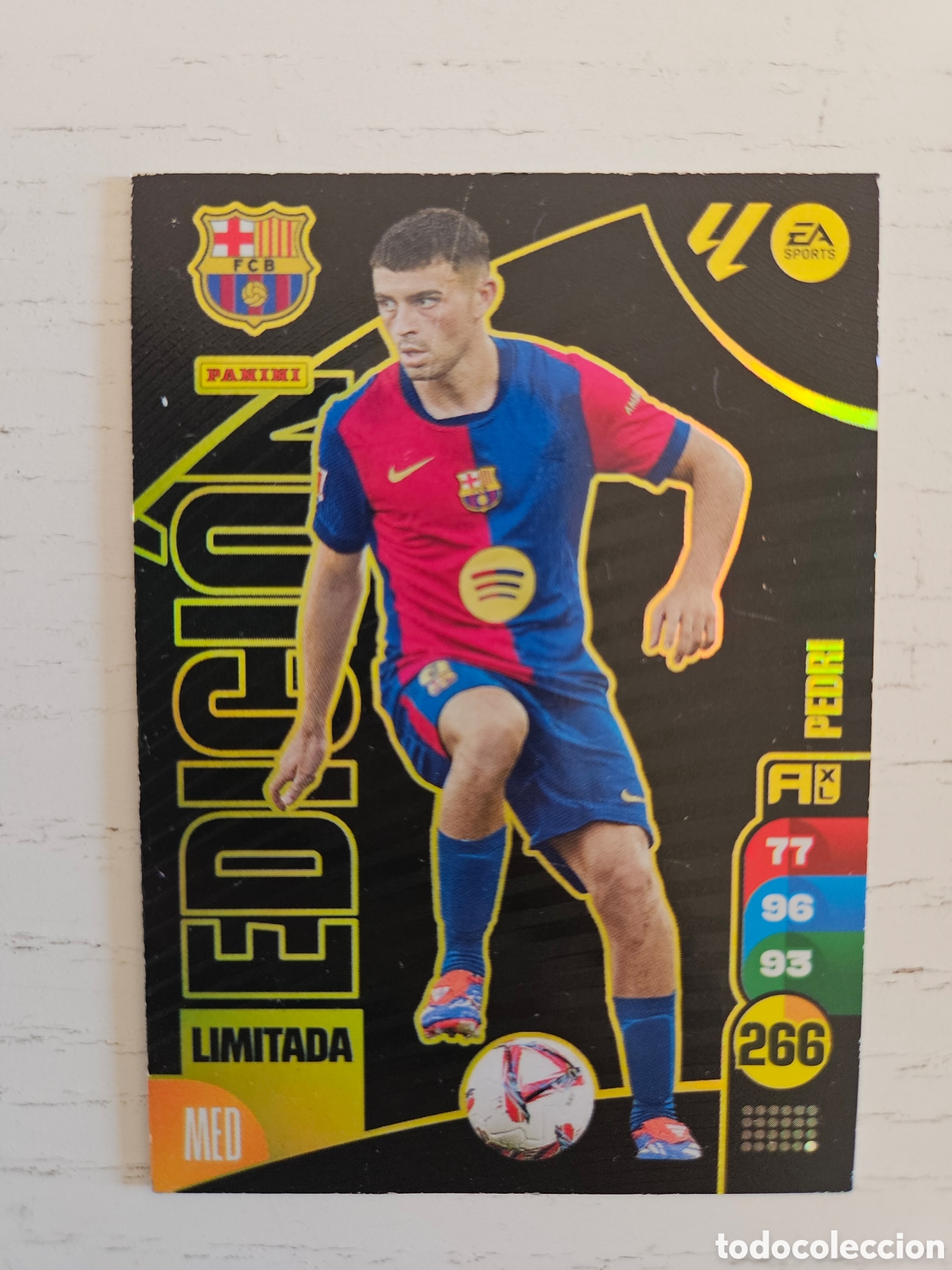 Cromos de F&uacute;tbol: Edici&oacute;n Limitada PEDRI Adrenalyn XL 2024/25 Panini