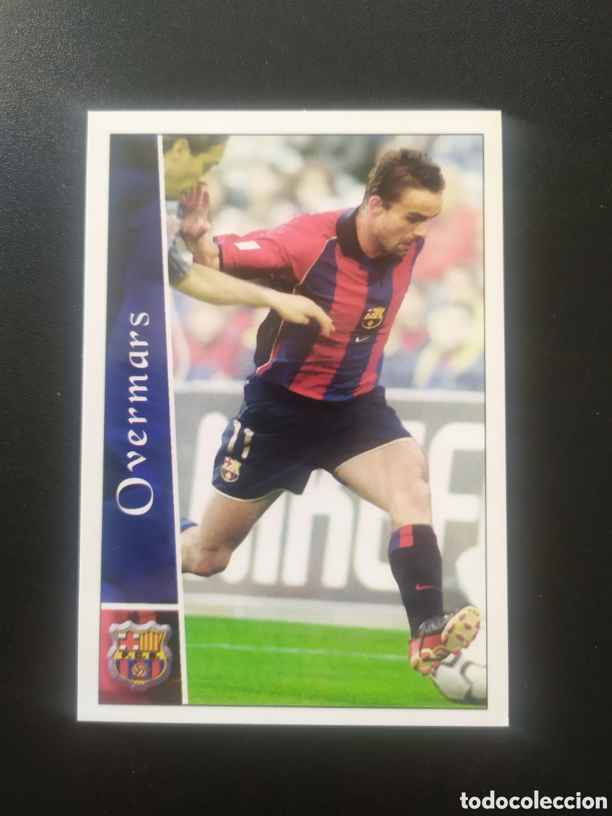 Cromos de F&uacute;tbol: Mundicromo fichas liga 2002 2003 02 03 Overmars n&deg; 105 Barcelona