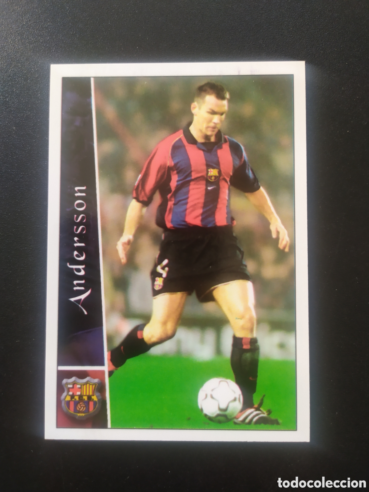 Cromos de F&uacute;tbol: Mundicromo fichas liga 2002 2003 02 03 Andersson n&deg; 89 Barcelona