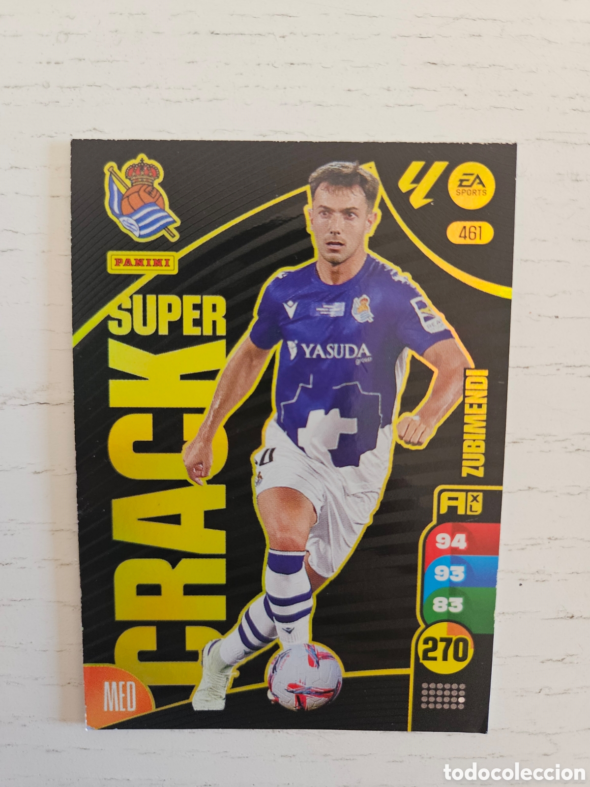Cromos de F&uacute;tbol: 461 ZUBIMENDI SUPER CRACK DEL REAL SOCIEDAD 2024 2025 ADRENALYN XL 24 25 PANINI