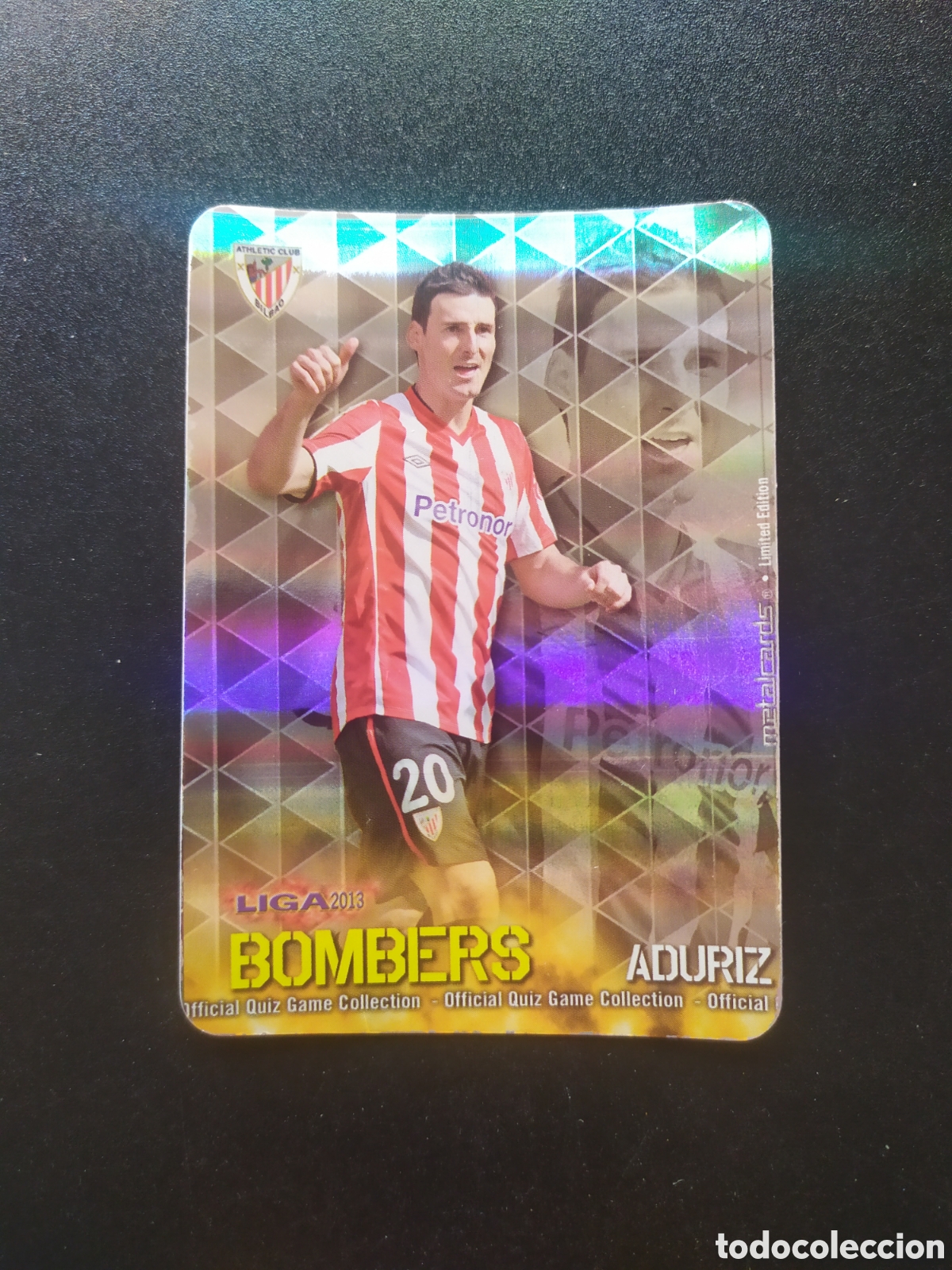 Cromos de F&uacute;tbol: Mundicromo fichas Liga 2012 2013 12 13 Aduriz bombers limited edition rayas Athletic Bilbao
