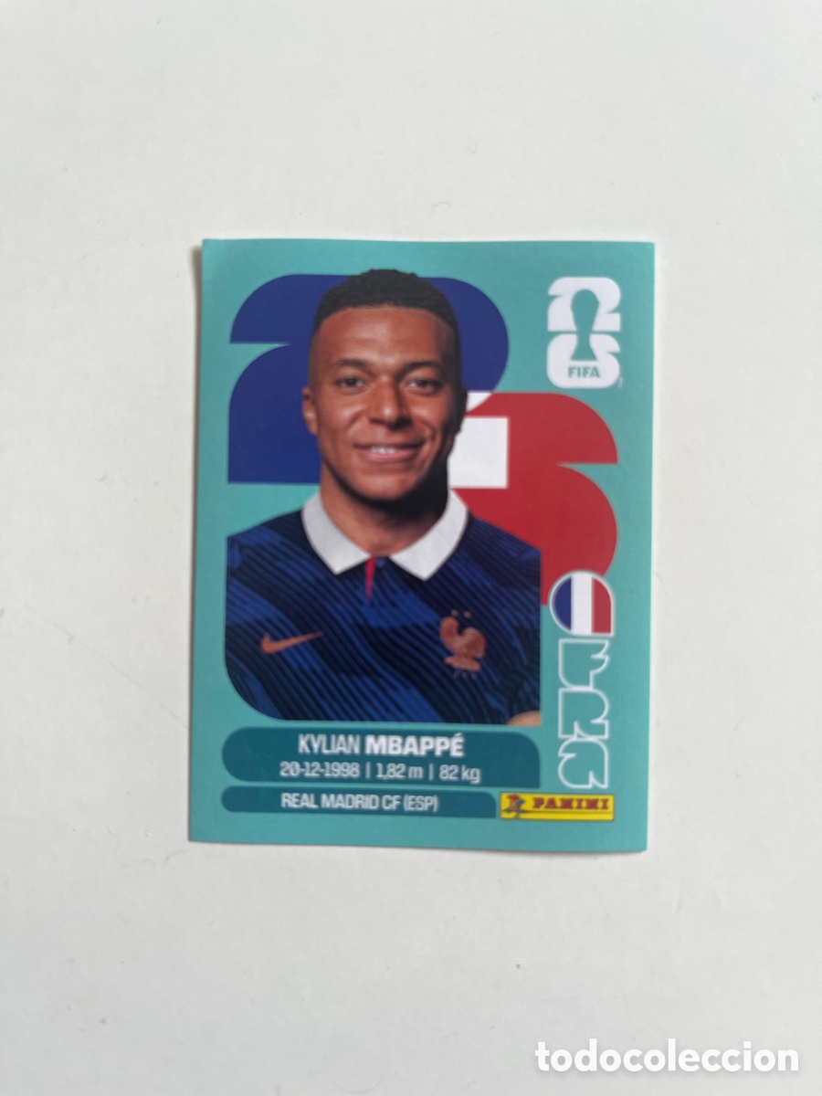 Cromos de F&uacute;tbol: Cromo Mbappe mundial 2026 Panini