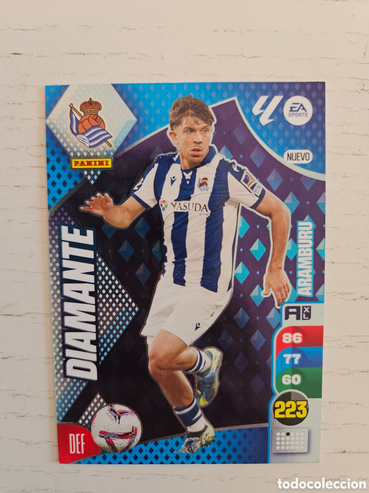 Cromos de F&uacute;tbol: ARAMBURU - REAL SOCIEDAD NUEVO DIAMANTE DYNASTY 2024 25 ADRENALYN XL LAIGA PANINI 24 25