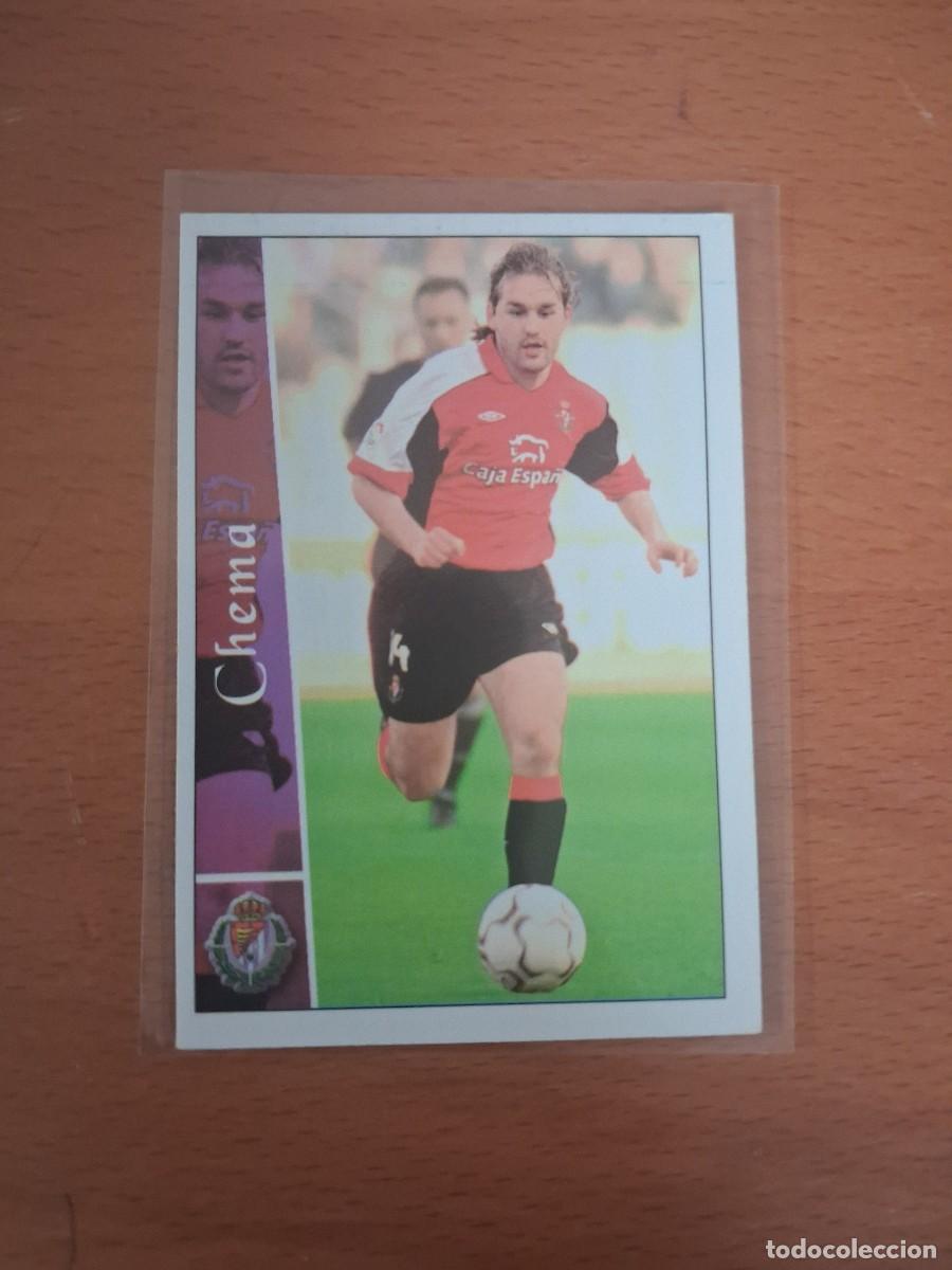 Cromos de F&uacute;tbol: Fichas de la Liga de Mundicromo 2002 2003 02 03 Valladolid CF 314 Chema