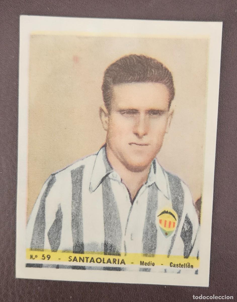 Fu&szlig;ball-Sticker: 59 SANTOLARIA CASTELLON 1943 1944 BRUGUERA