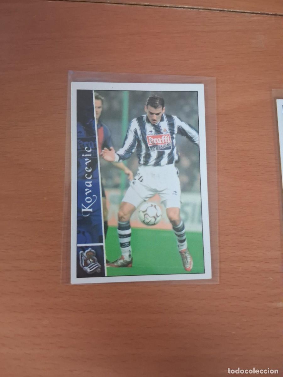 Cromos de Futebol: Fichas de la Liga de Mundicromo 2002 2003 02 03 Real Sociedad 343 Kovacevic