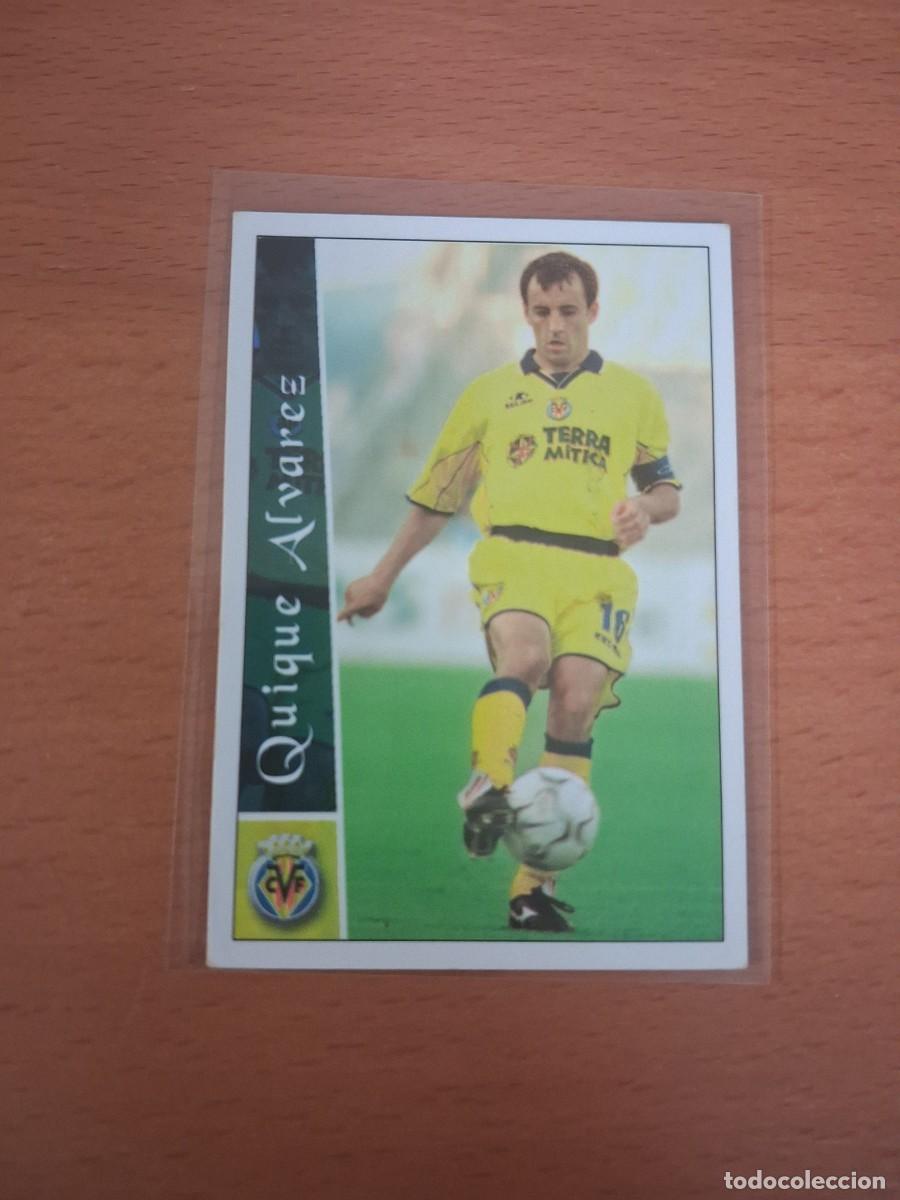 Football Stickers: Fichas de la Liga de Mundicromo 2002 2003 02 03 Villarreal CF 387 Quique Alvarez