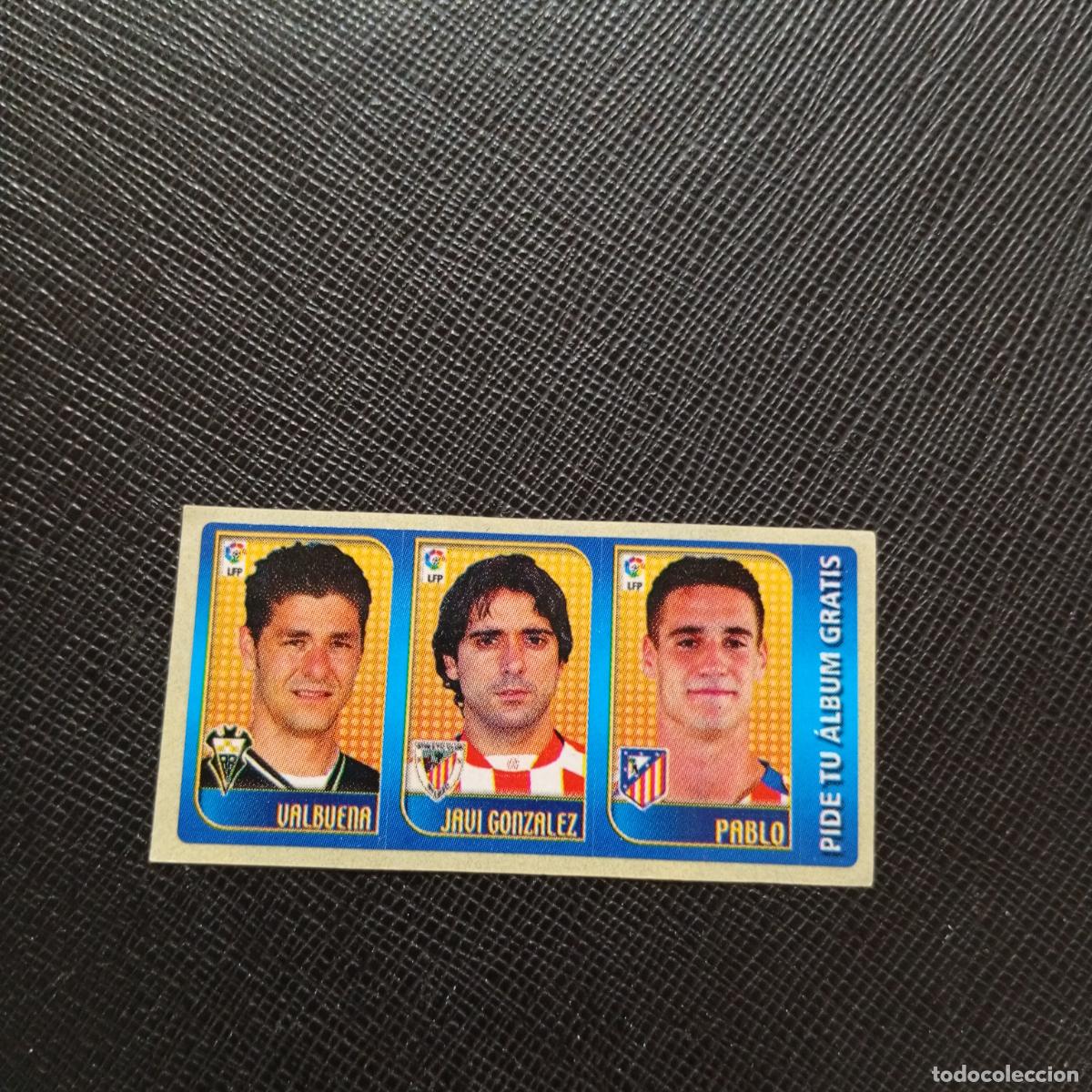 Cromos de F&uacute;tbol: VALBUENA JAVI GONZALEZ PABLO CHICLE LIGA 2004 2005 CROMO 04 05 - SIN PEGAR - A101 PG73