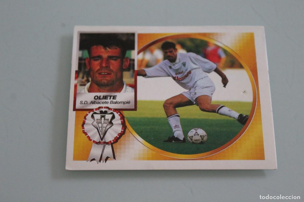 Cromos de F&uacute;tbol: ESTE 94 95 OLIETE COLOCA RECUPERADO DE &Aacute;LBUM