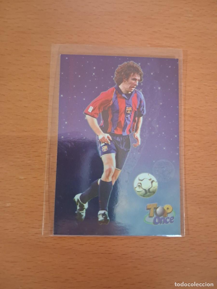 Cromos de F&uacute;tbol: Fichas de la Liga de Mundicromo 2002 2003 02 03 Top Once 2 FC Barcelona 621 Puyol