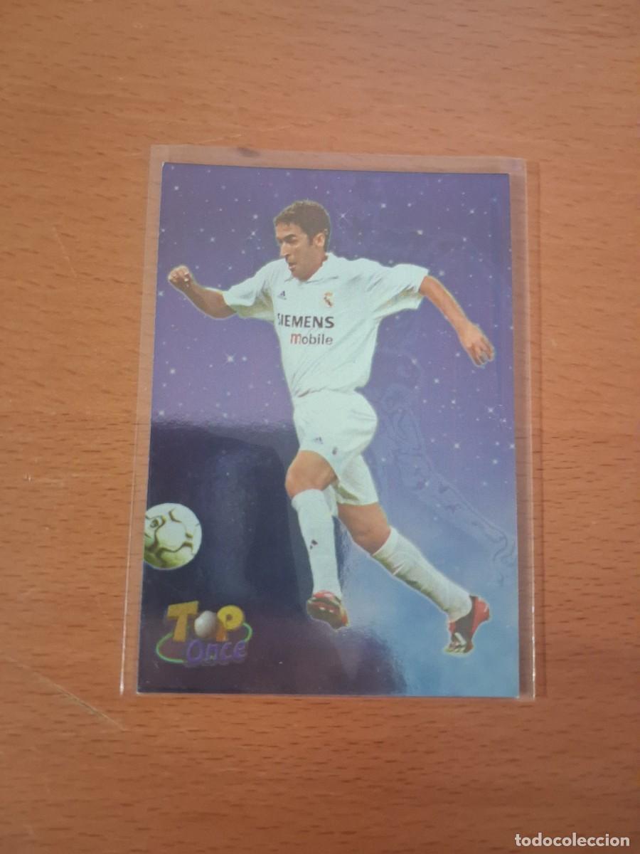 Cromos de F&uacute;tbol: Fichas de la Liga de Mundicromo 2002 2003 02 03 Top Once 7 Real Madrid CF 626 Raul