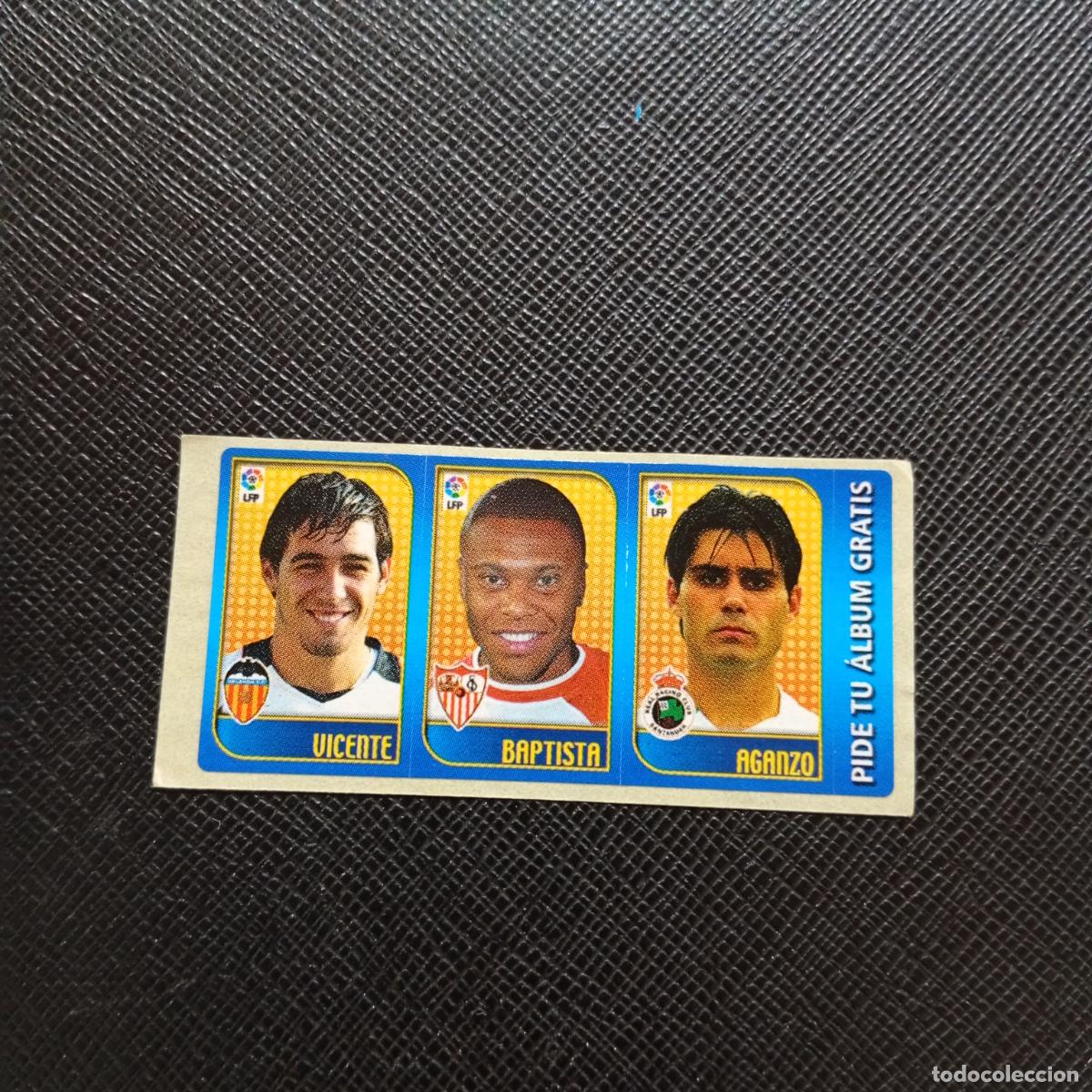 Cromos de F&uacute;tbol: AGANZO BAPTISTA VICENTE CHICLE LIGA 2004 2005 CROMO 04 05 - SIN PEGAR - A101 PG100