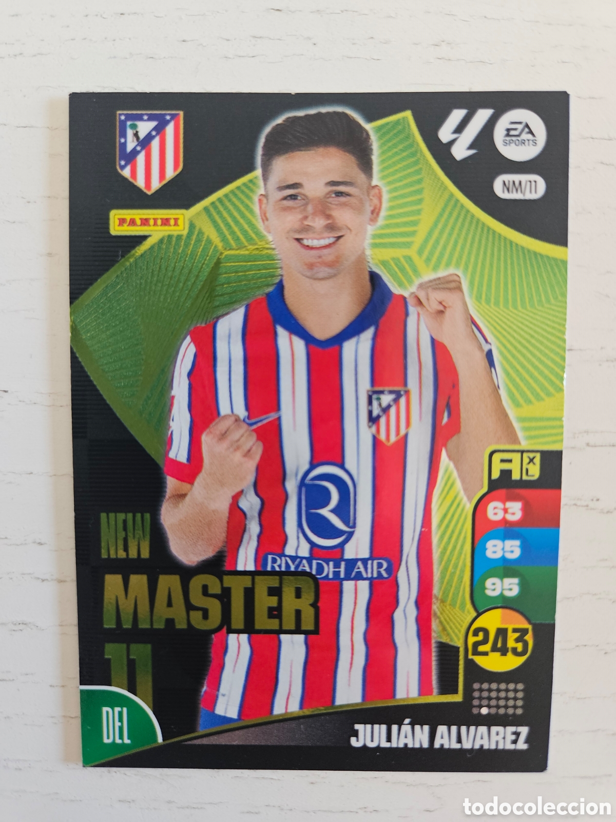 Cromos de F&uacute;tbol: JULIAN ALVAREZ AT MADRID NEW MASTER 11 NM/11 ADRENALYN XL 24-25 24 25 PANINI