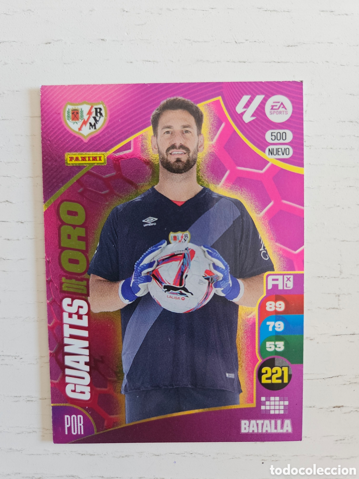 Cromos de F&uacute;tbol: 500 BATALLA , Nuevo Guantes de Oro, Panini Adrenalyn XL 2024 2025 24 25