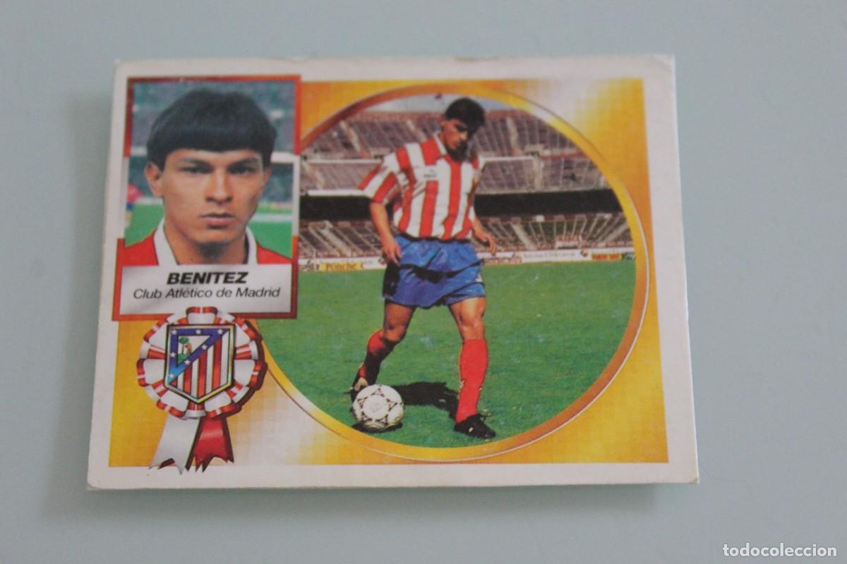 Cromos de F&uacute;tbol: ESTE 94 95 BEN&Iacute;TEZ COLOCA RECUPERADO DE &Aacute;LBUM