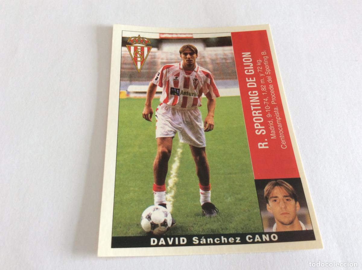 Cromos de F&uacute;tbol: David Cano Sporting Gij&oacute;n 1995 1996 95 96 Panini