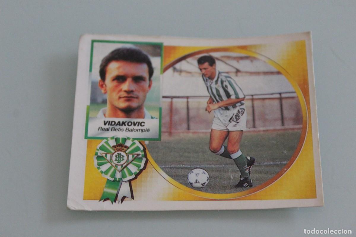 Cromos de F&uacute;tbol: ESTE 94 95 VIDAKOVIC COLOCA RECUPERADO DE &Aacute;LBUM