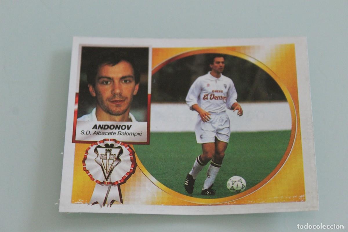 Cromos de F&uacute;tbol: ESTE 94 95 ANDONOV COLOCA RECUPERADO DE &Aacute;LBUM