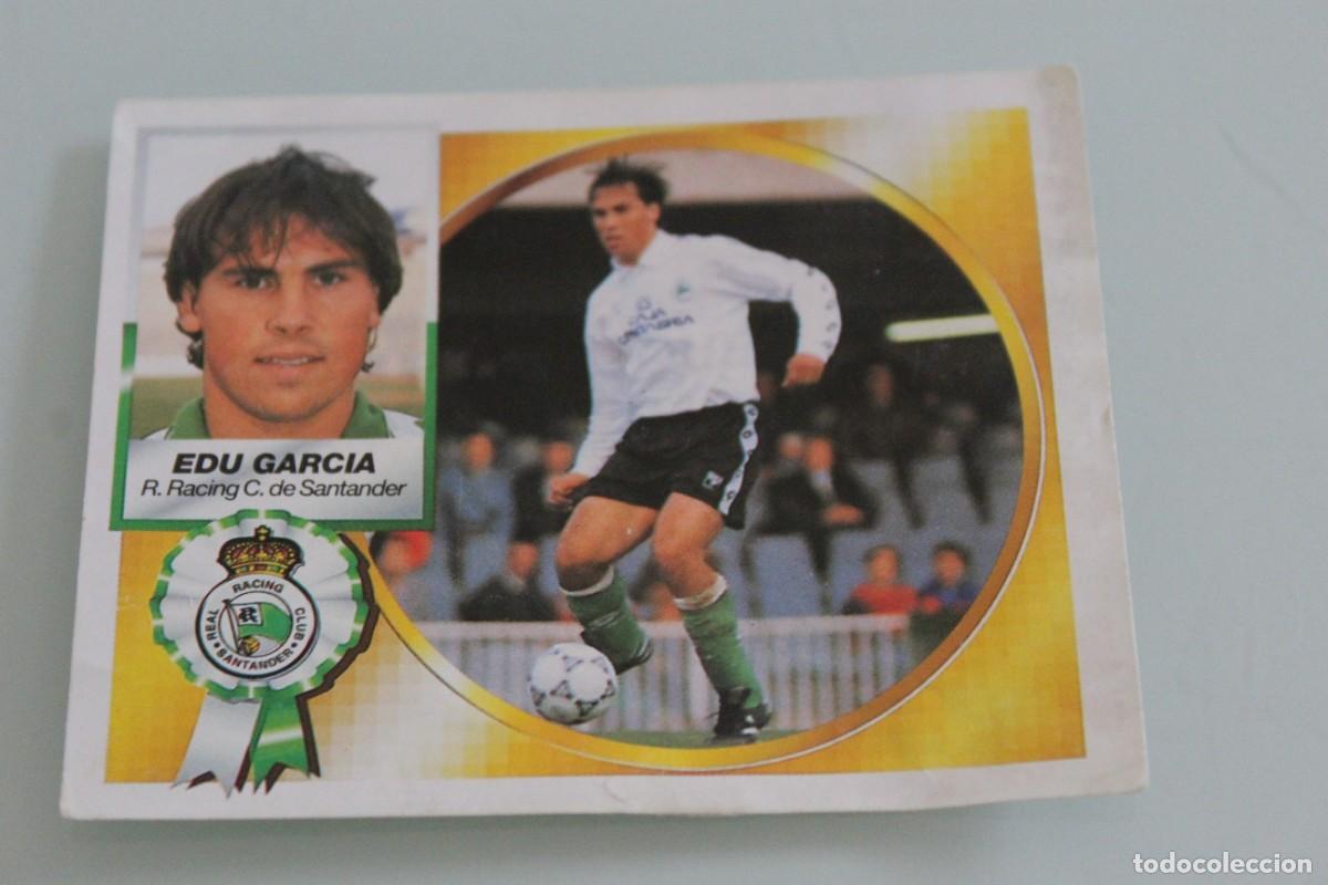 Cromos de F&uacute;tbol: ESTE 94 95 EDU GARC&Iacute;A BAJA RECUPERADO DE &Aacute;LBUM