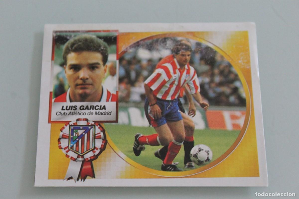 Cromos de F&uacute;tbol: ESTE 94 95 LUIS GARC&Iacute;A BAJA RECUPERADO DE &Aacute;LBUM