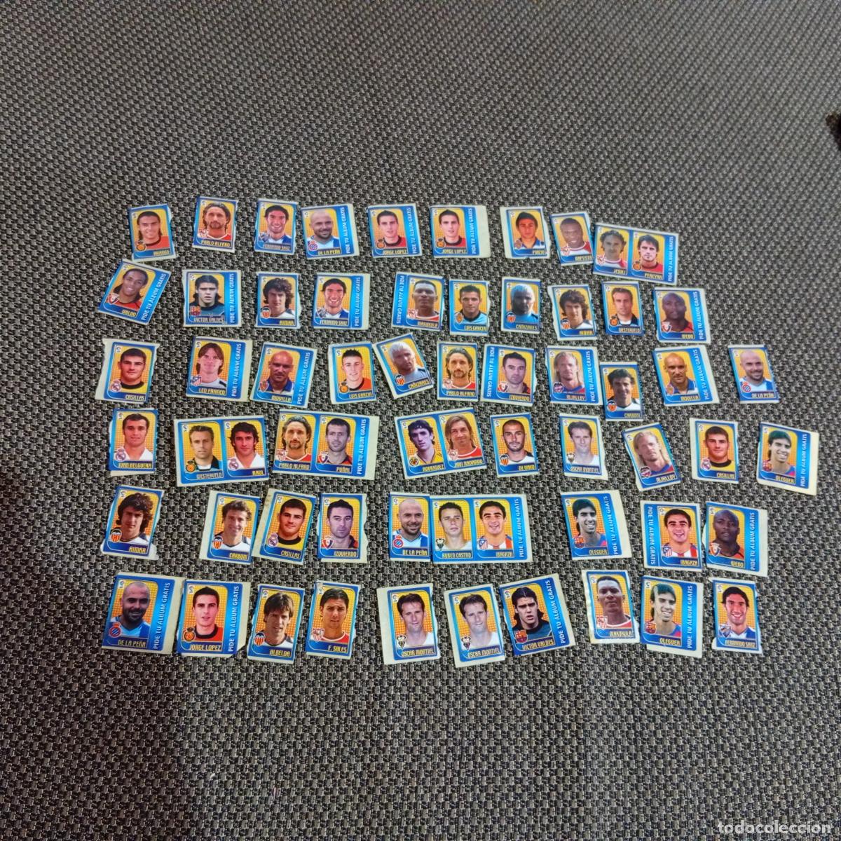 Cromos de F&uacute;tbol: CHICLE LIGA ESTRELLAS 2004 2005 CROMO 04 05 - LOTE DE CROMOS SIN PEGAR