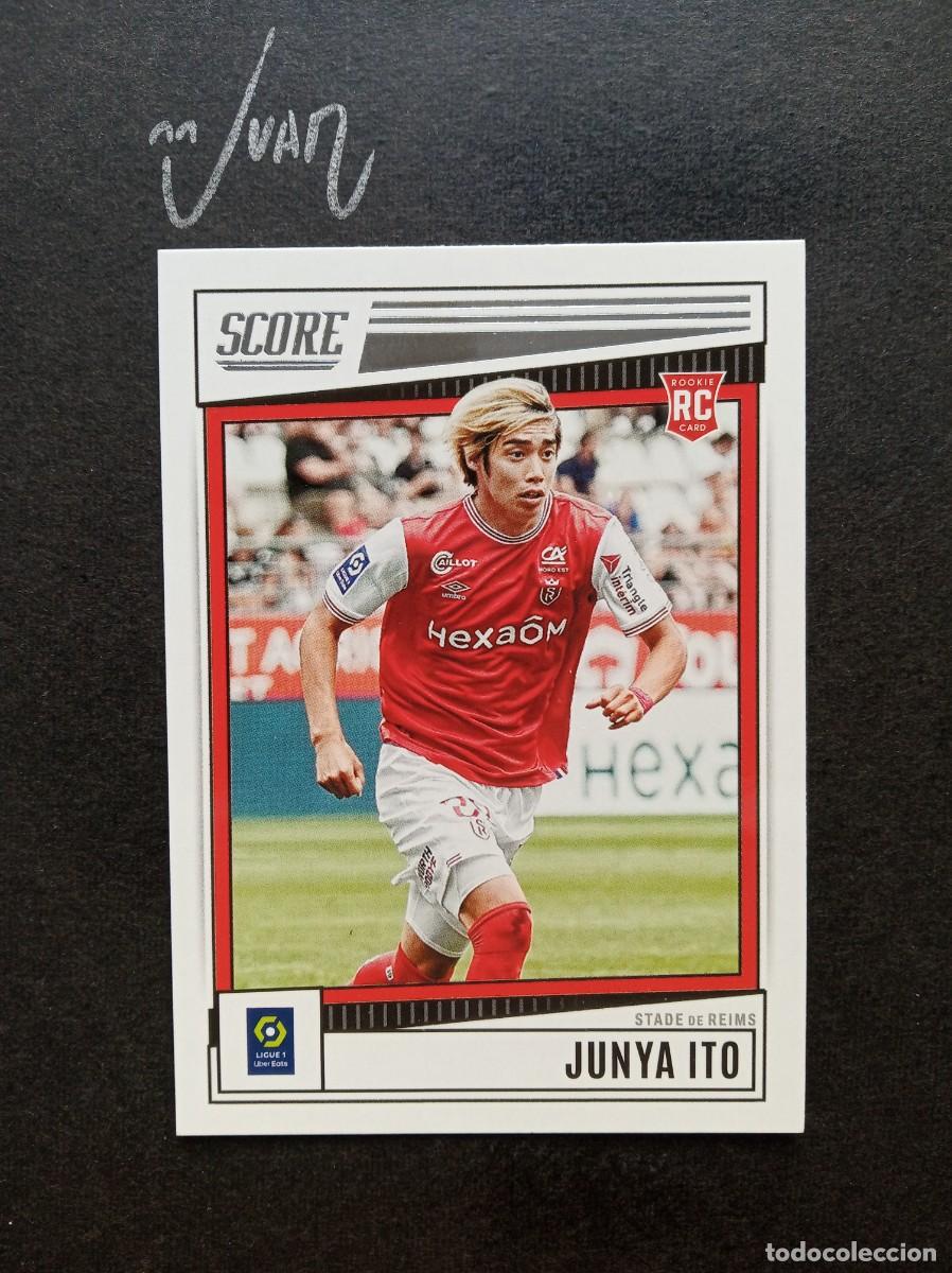 Cromos de F&uacute;tbol: N&ordm; 156 ROOKIE JUNYA ITO STADE REIMS JAPON ⚽ PANINI &reg; SCORE LIGUE 1 FRANCIA 2022 2023 22 23 NUEVO