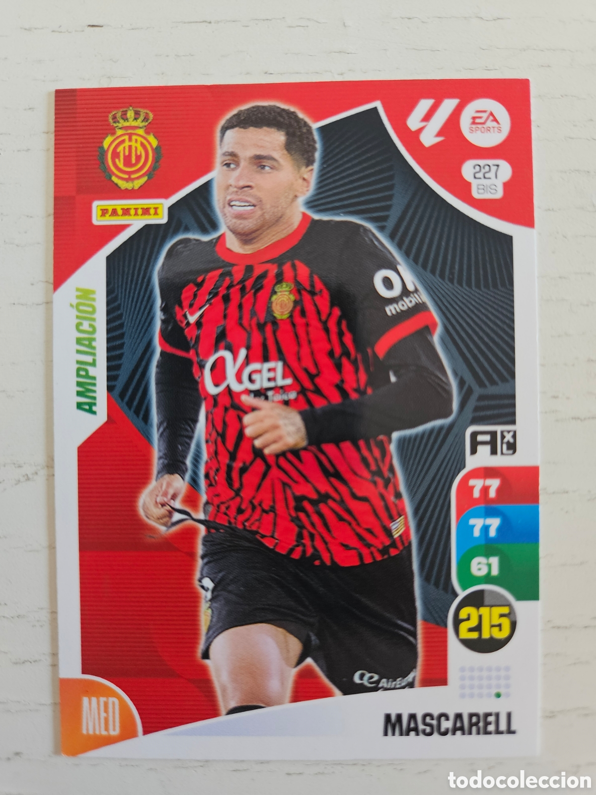Fu&szlig;ball-Sticker: Adrenalyn XL Mallorca 227 Bis MASCARELL 2024-25