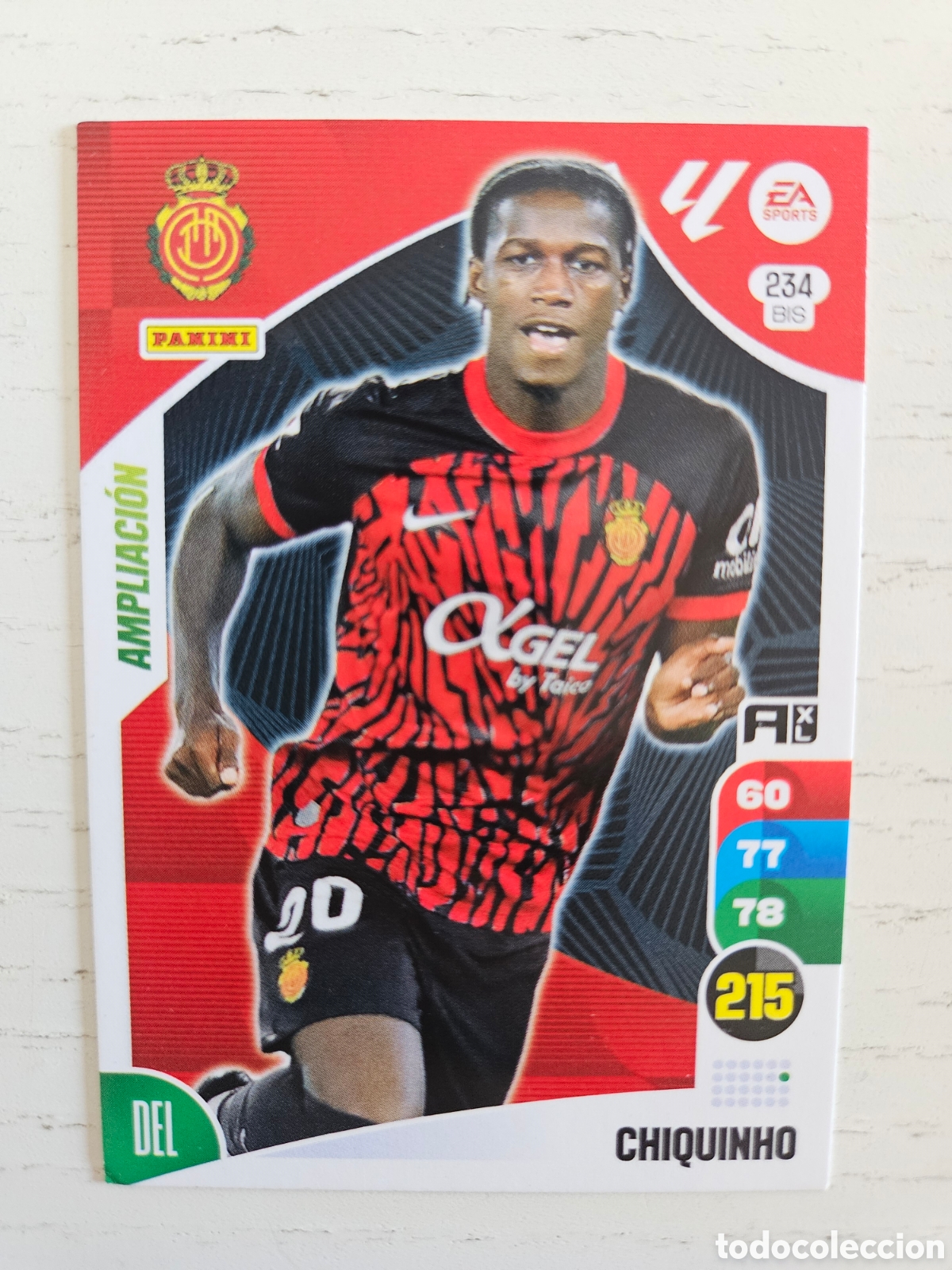 Fu&szlig;ball-Sticker: 234 BIS 234BIS CHIQUINHO MALLORCA AMPLIACION ⚽ PANINI LIGA ADRENALYN XL 2024 2025 24 25