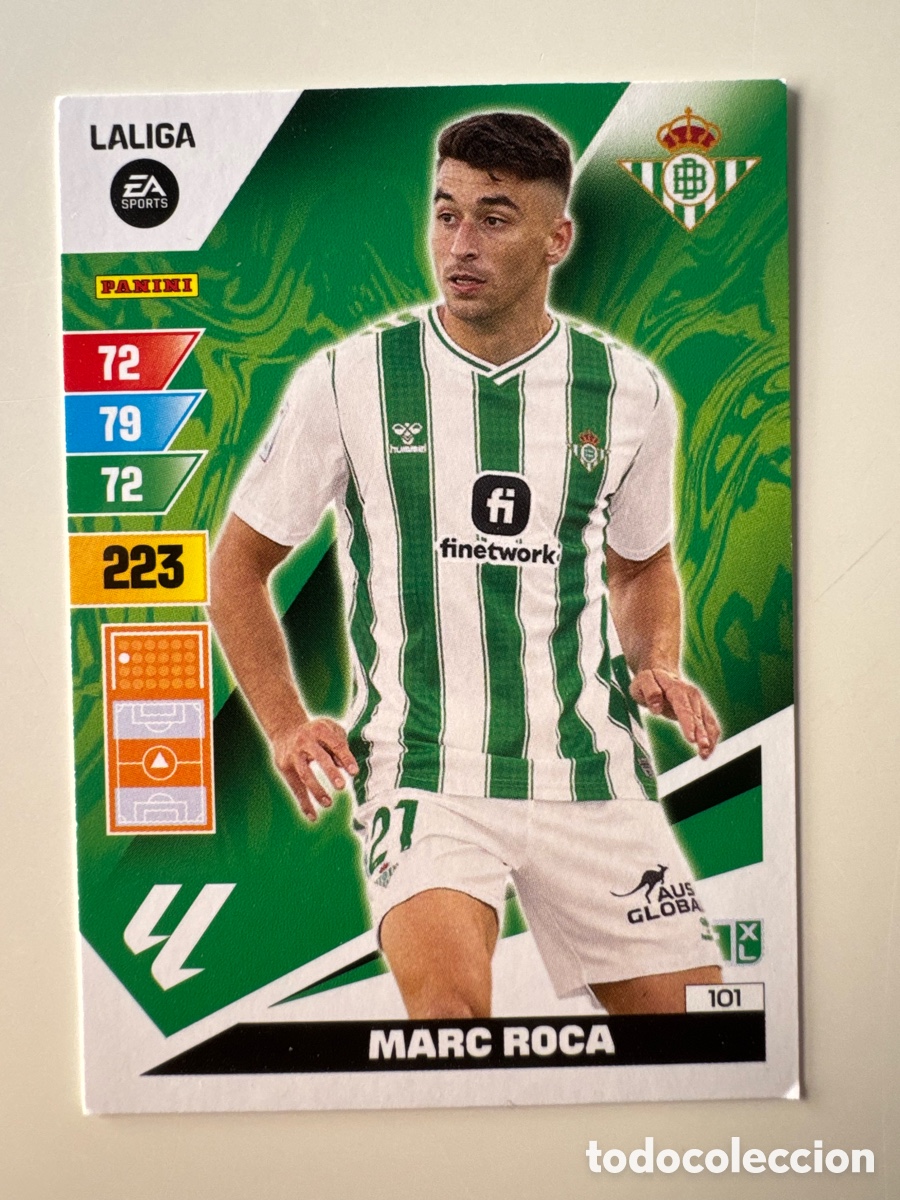 Football Stickers: PANINI ADRENALYN XL La Liga 2023 2024 23 24 Marc Roca Real Betis N&ordm; 101