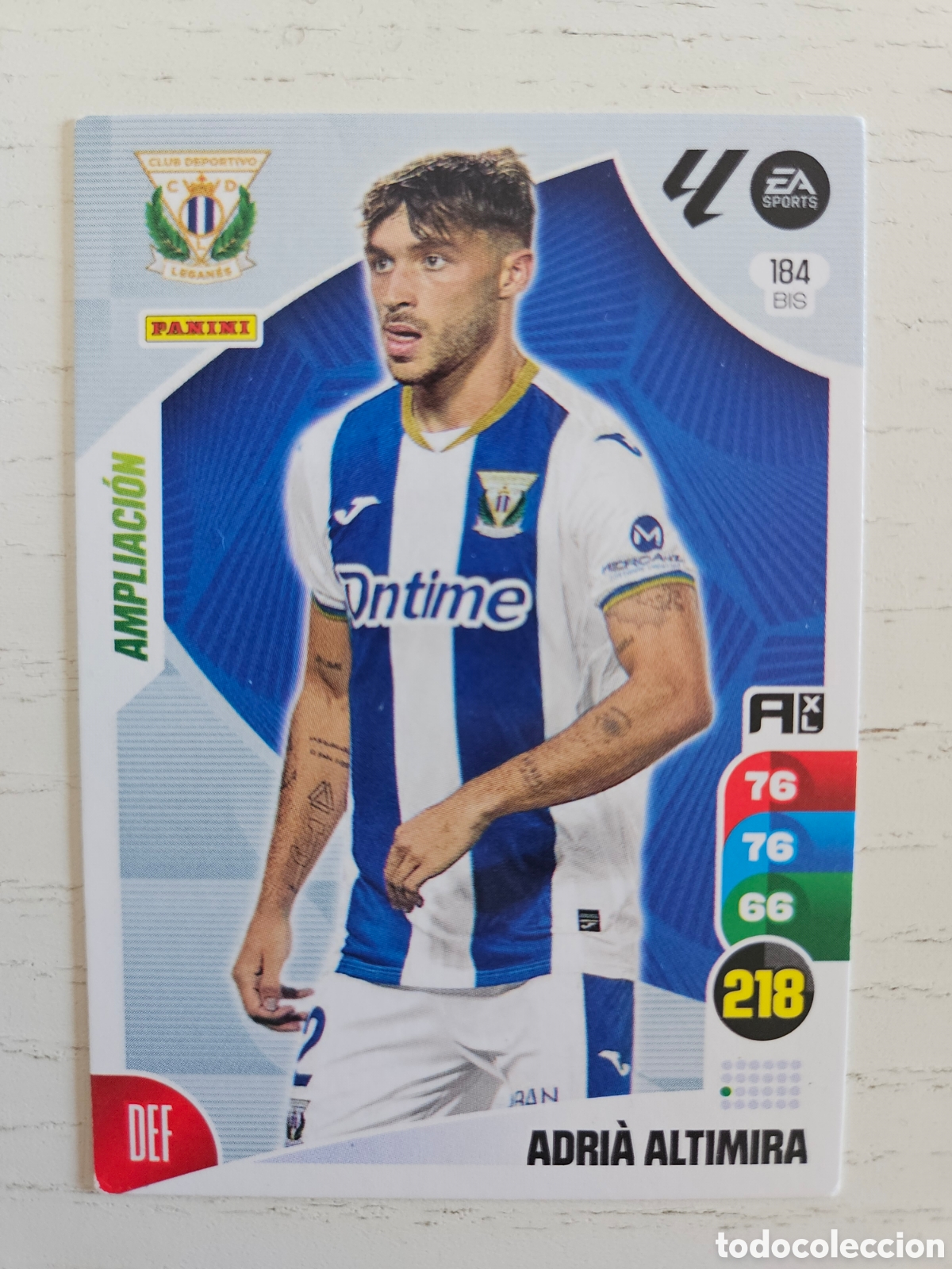 Cromos de F&uacute;tbol: 184 BIS 184BIS ADRIA ALTIMIRA LEGANES AMPLIACION PANINI LIGA ADRENALYN XL 2024 2025 24 25