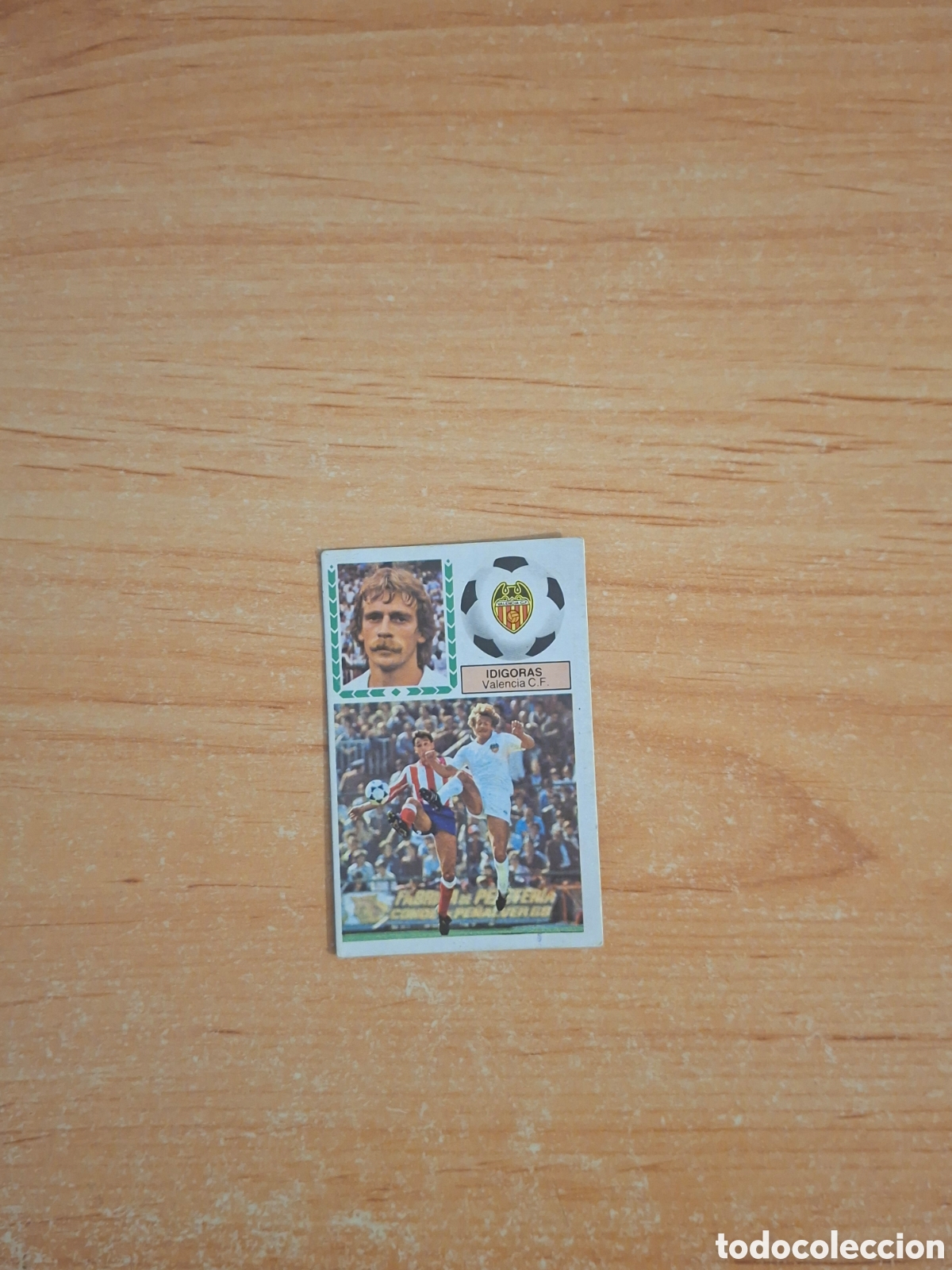 Fu&szlig;ball-Sticker: Este 83 84 idigoras Valencia coloca despegado ver fotos