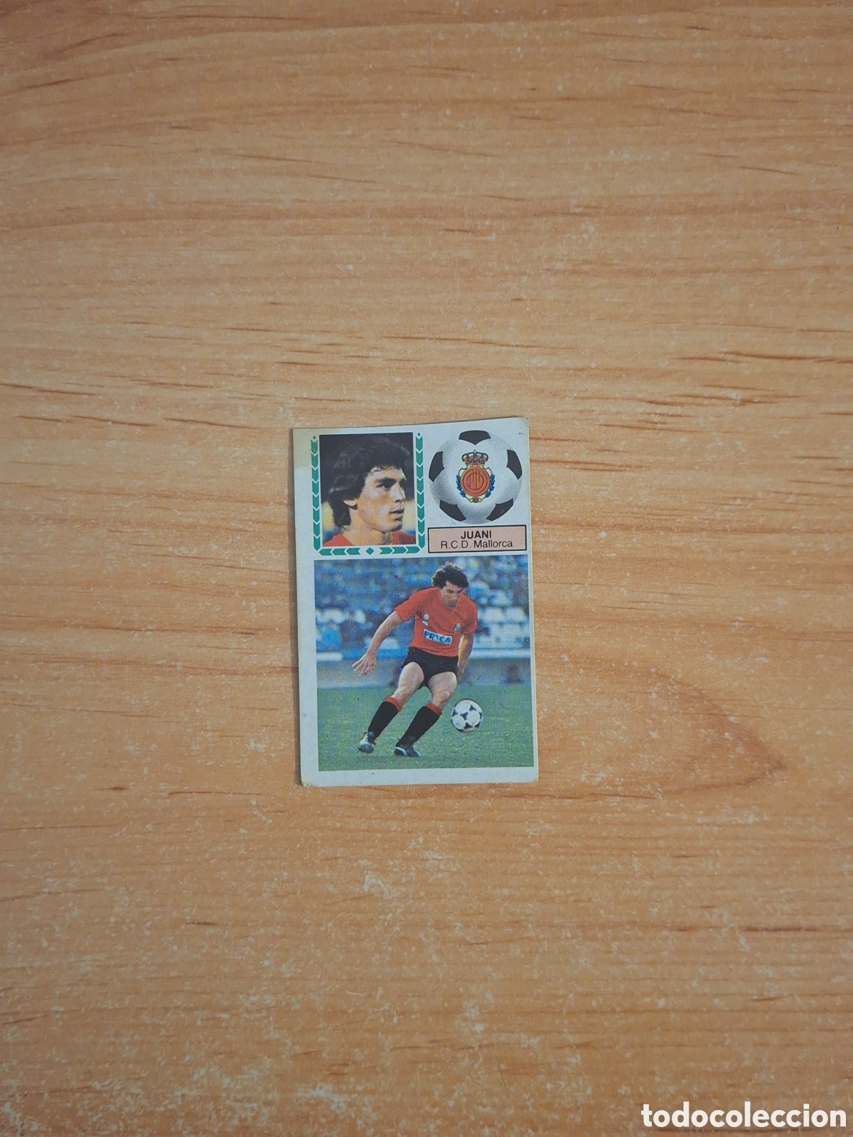 Cromos de F&uacute;tbol: Este 83 84 juani Mallorca pintado 25 fichaje despegado ver fotos