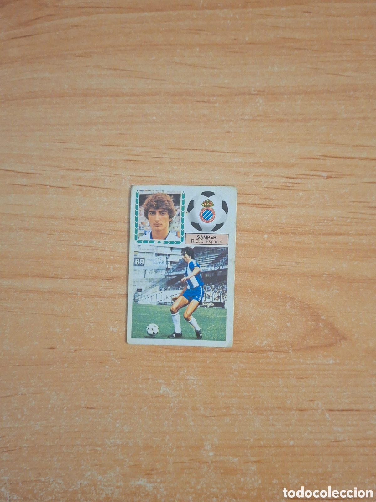 Cromos de F&uacute;tbol: Este 83 84 samper espa&ntilde;ol 26 bis fichaje despegado ver fotos