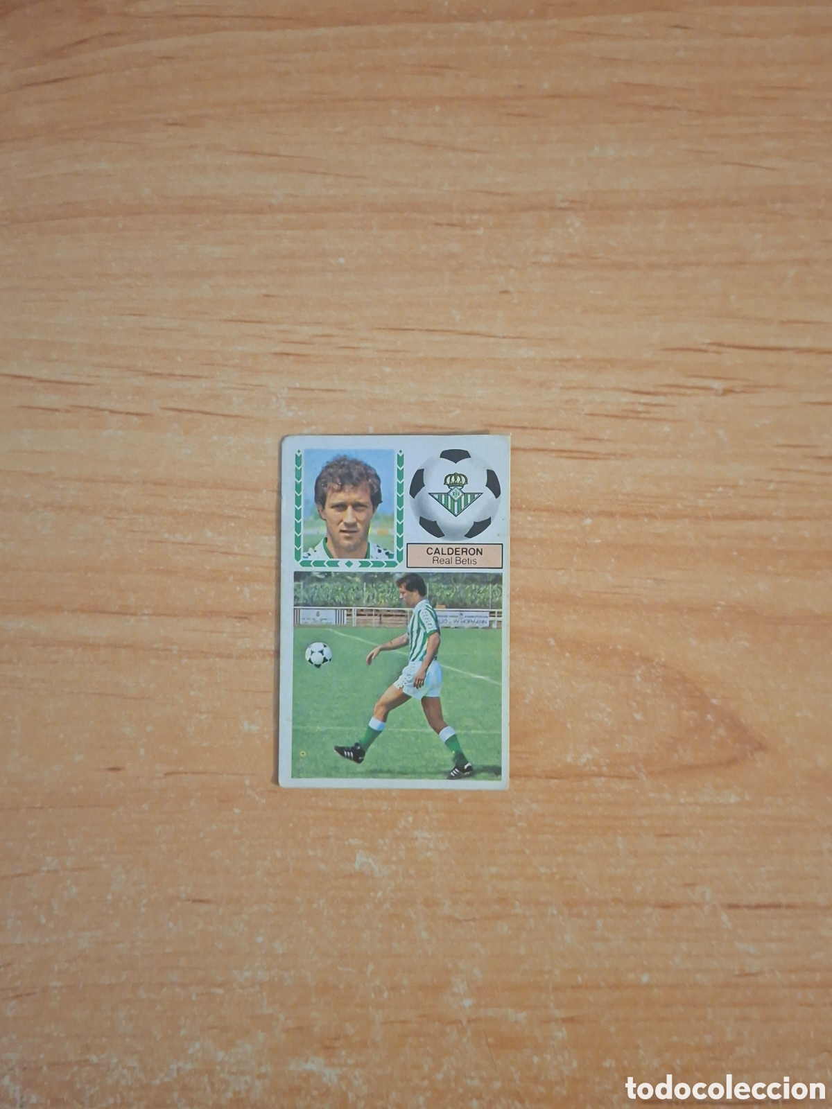Cromos de F&uacute;tbol: Este 83 84 Calder&oacute;n betis 28 fichaje despegado ver fotos