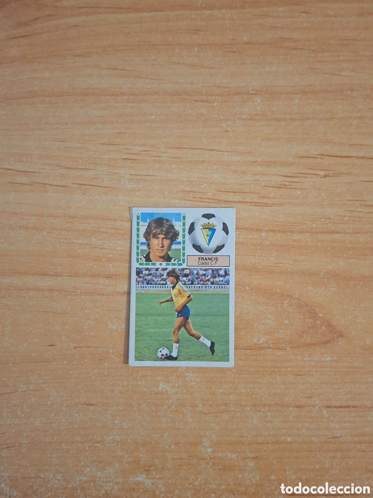 Cromos de F&uacute;tbol: Este 83 84 francis cadiz 29 fichaje despegado ver fotos