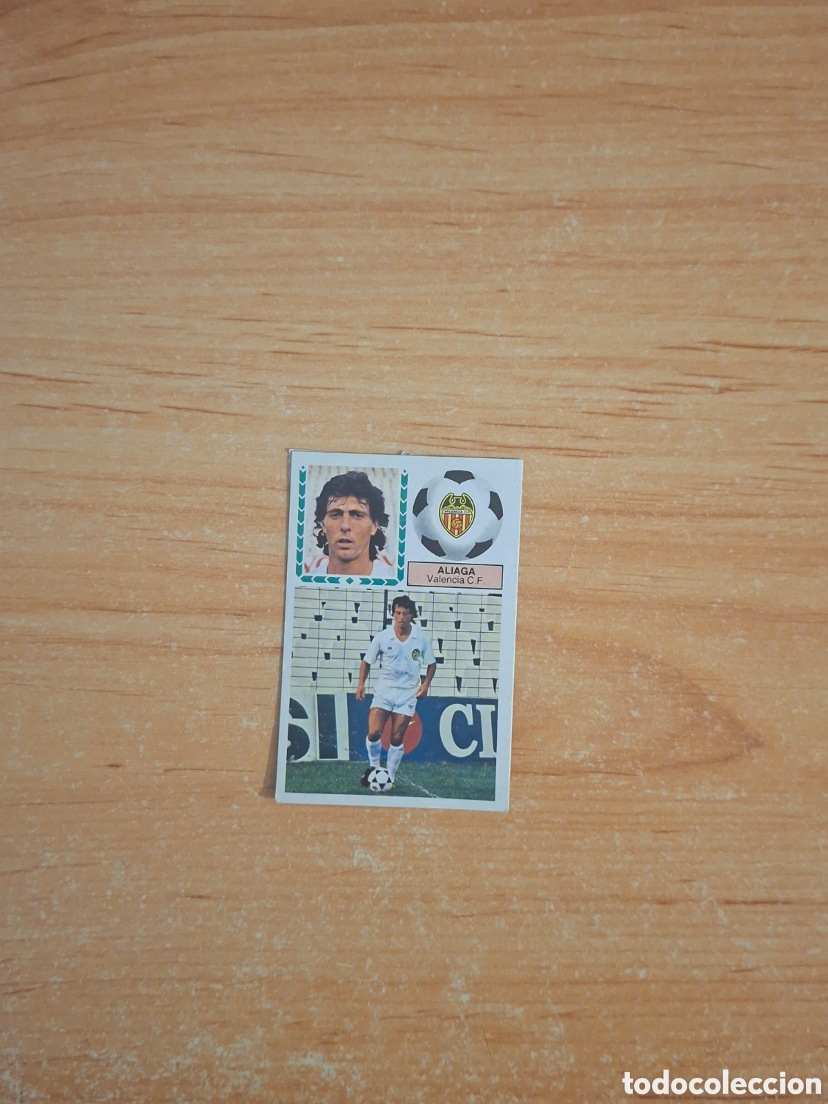 Cromos de F&uacute;tbol: Este 83 84 aliaga Valencia 39 fichaje despegado ver fotos