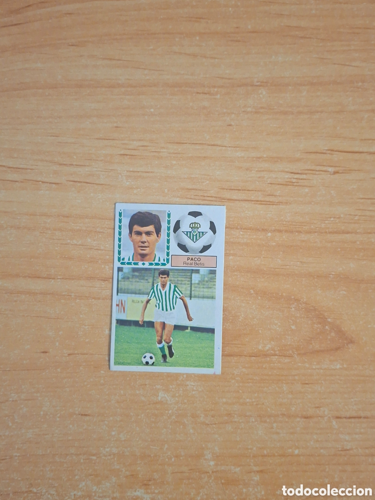 Cromos de F&uacute;tbol: Este 83 84 paco betis 41 fichaje despegado ver fotos