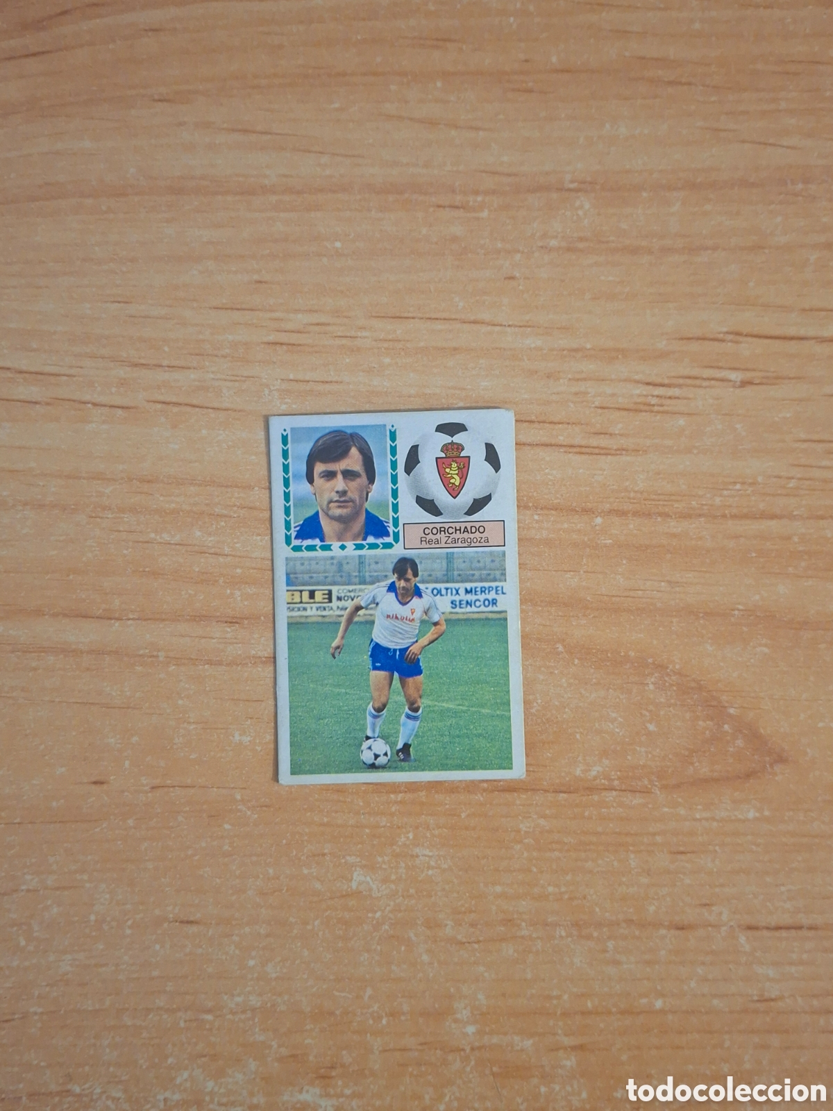 Cromos de F&uacute;tbol: Este 83 84 corchado Zaragoza 42 fichaje despegado ver fotos