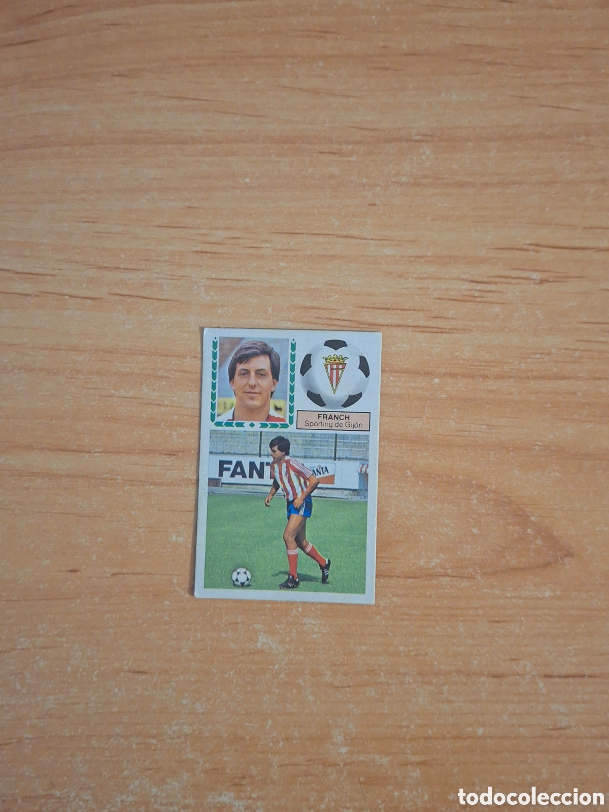 Cromos de F&uacute;tbol: Este 83 84 franch gijon 42 bis fichaje despegado ver fotos