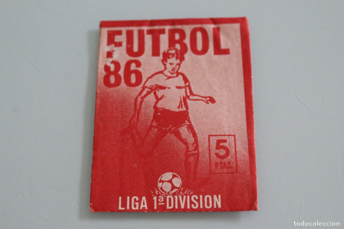 Cromos de F&uacute;tbol: CROMOS CANO 85 86 SOBRE VAC&Iacute;O