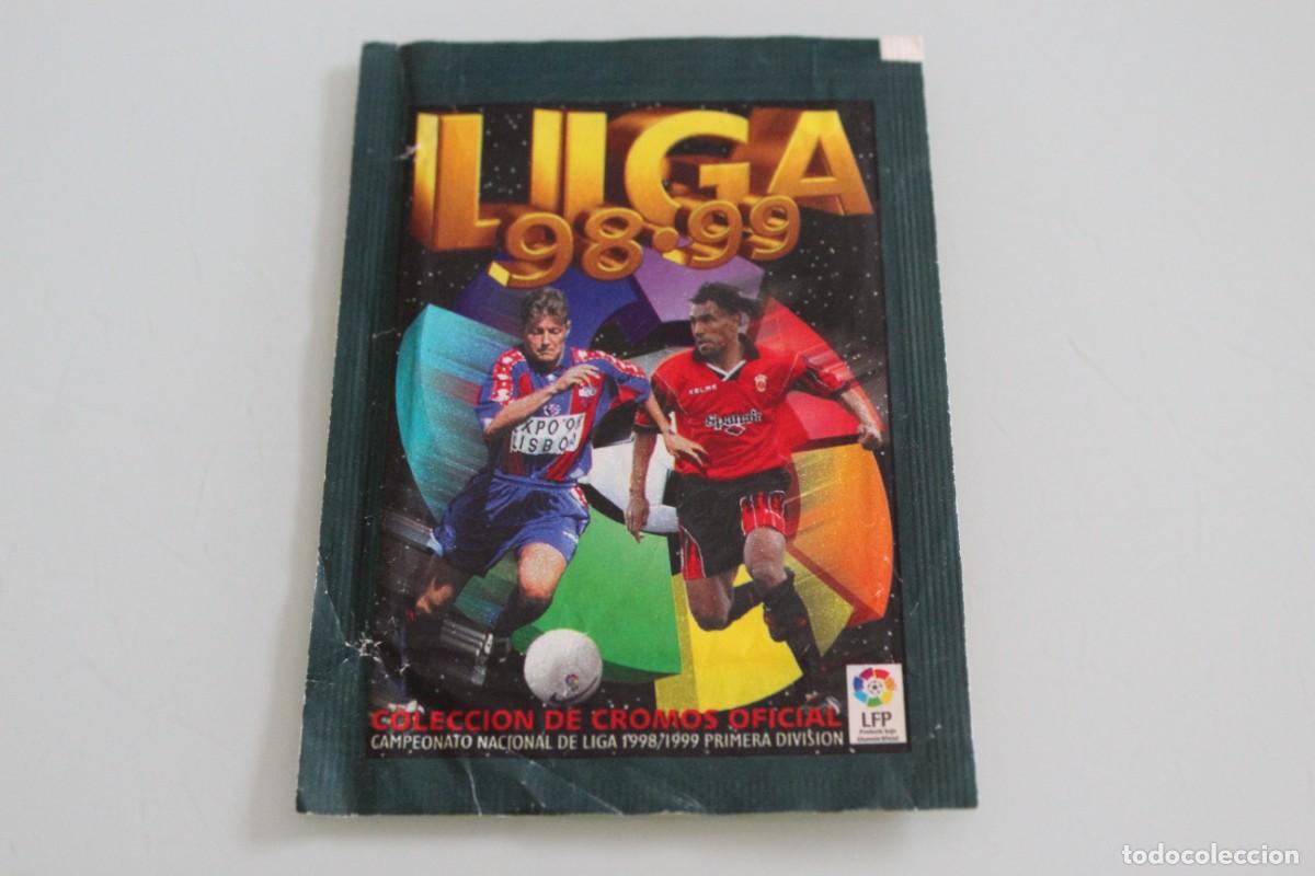 Cromos de F&uacute;tbol: ESTE 98 99 SOBRE VAC&Iacute;O