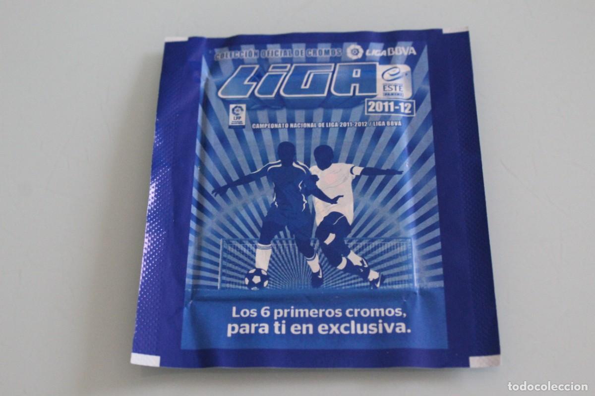 Cromos de F&uacute;tbol: ESTE 11 12 SOBRE EXCLUSIVO BBVA SIN ABRIR