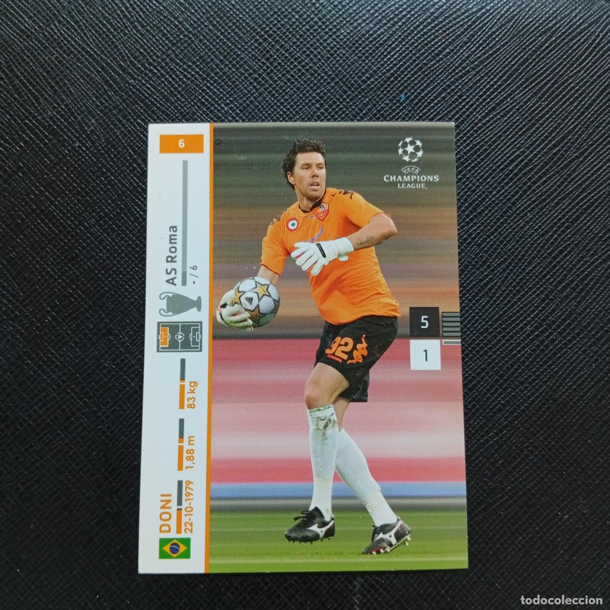 Cromos de F&uacute;tbol: 6 DONI ROMA PANINI TRADING CARDS UEFA CHAMPIONS LEAGUE 2007 2008 - (MD2002-2) PG38