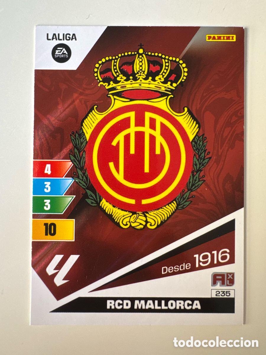 Cromos de Futebol: PANINI ADRENALYN XL La Liga 2023 2024 23 24 RCD Mallorca N&ordm; 235 Escudo