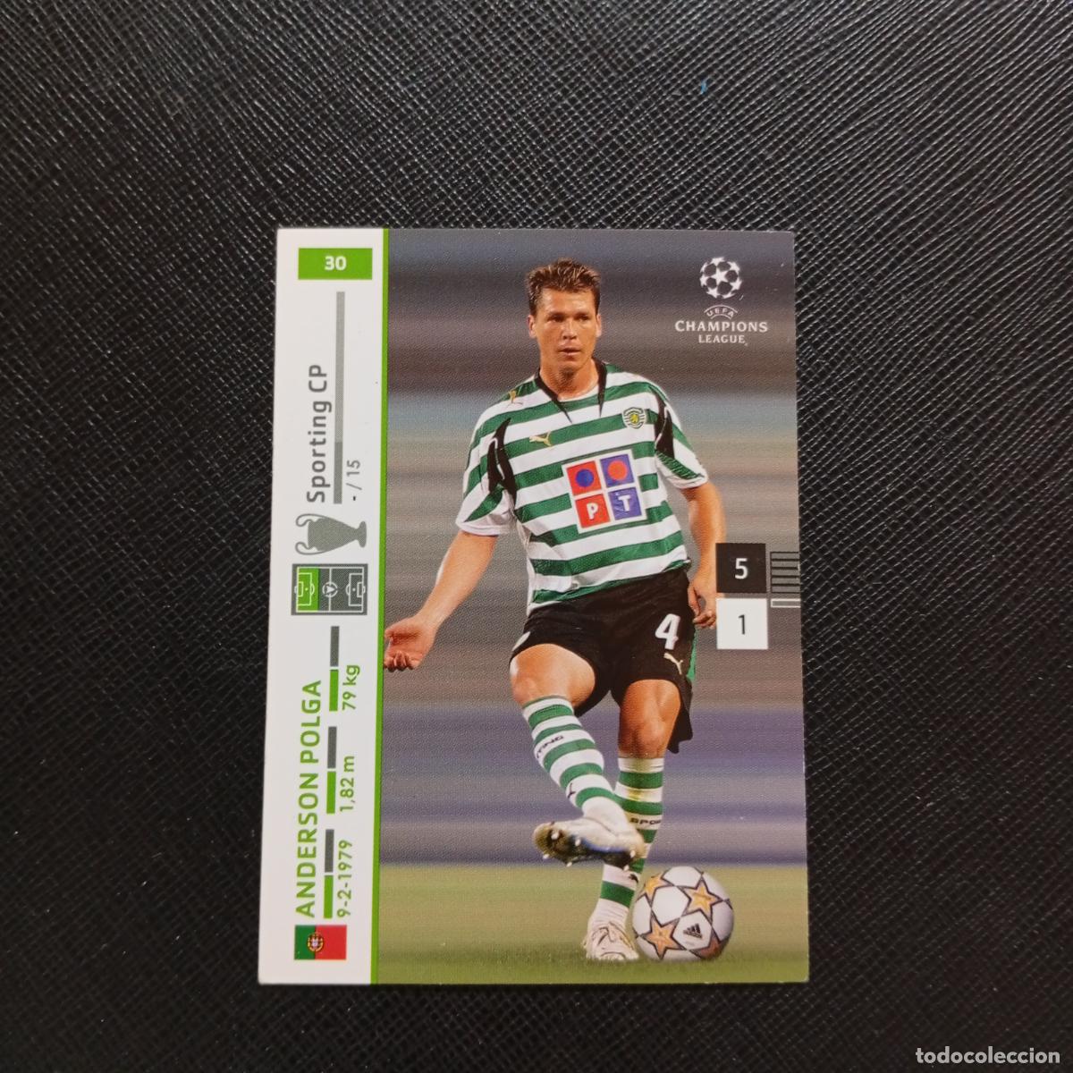 Cromos de F&uacute;tbol: 30 ANDERSON POLGA SPORTING PANINI TRADING CARDS UEFA CHAMPIONS LEAGUE 2007 2008 - (MD2002-2) PG38