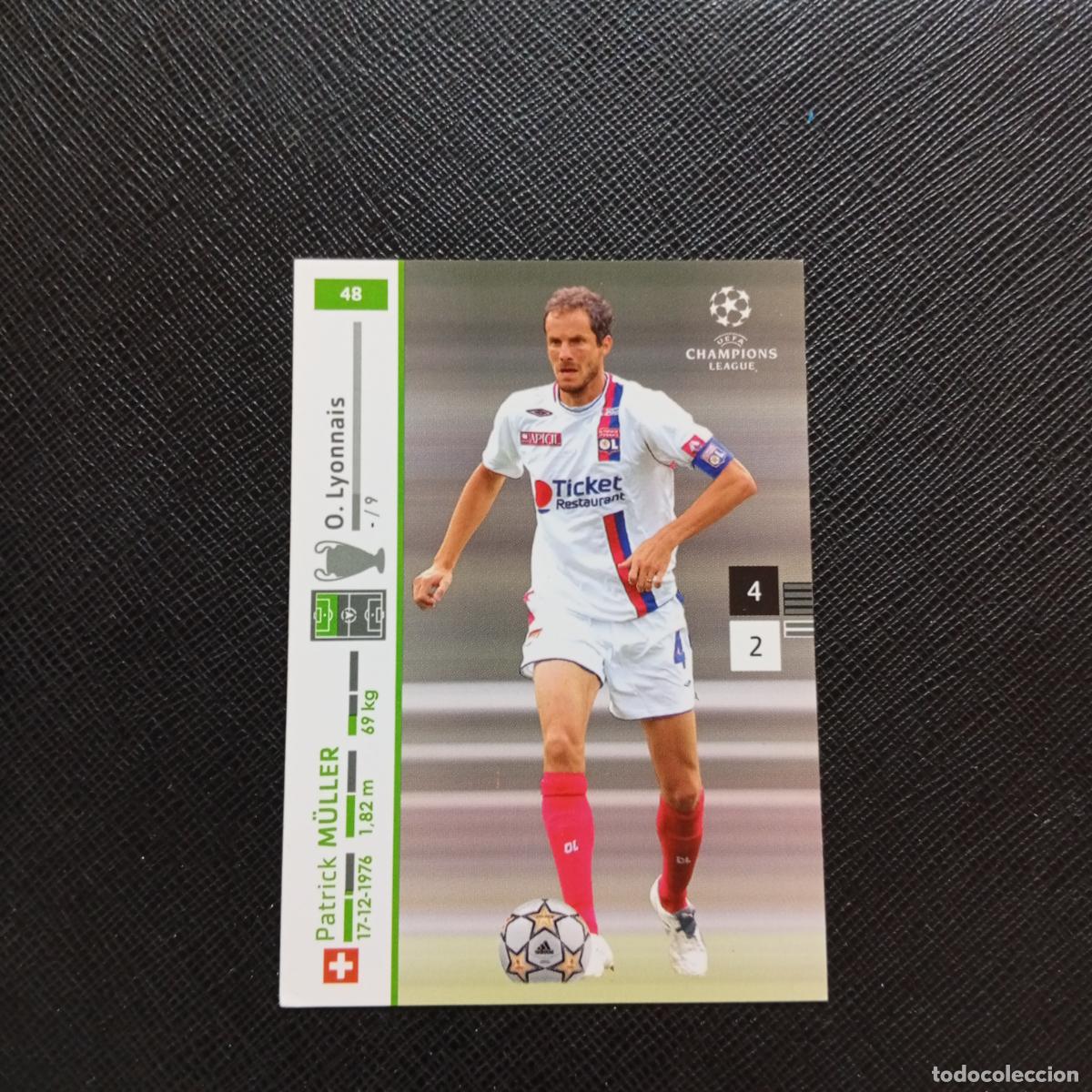 Cromos de F&uacute;tbol: 48 MULLER LYON PANINI TRADING CARDS UEFA CHAMPIONS LEAGUE 2007 2008 - (MD2002-2) PG38