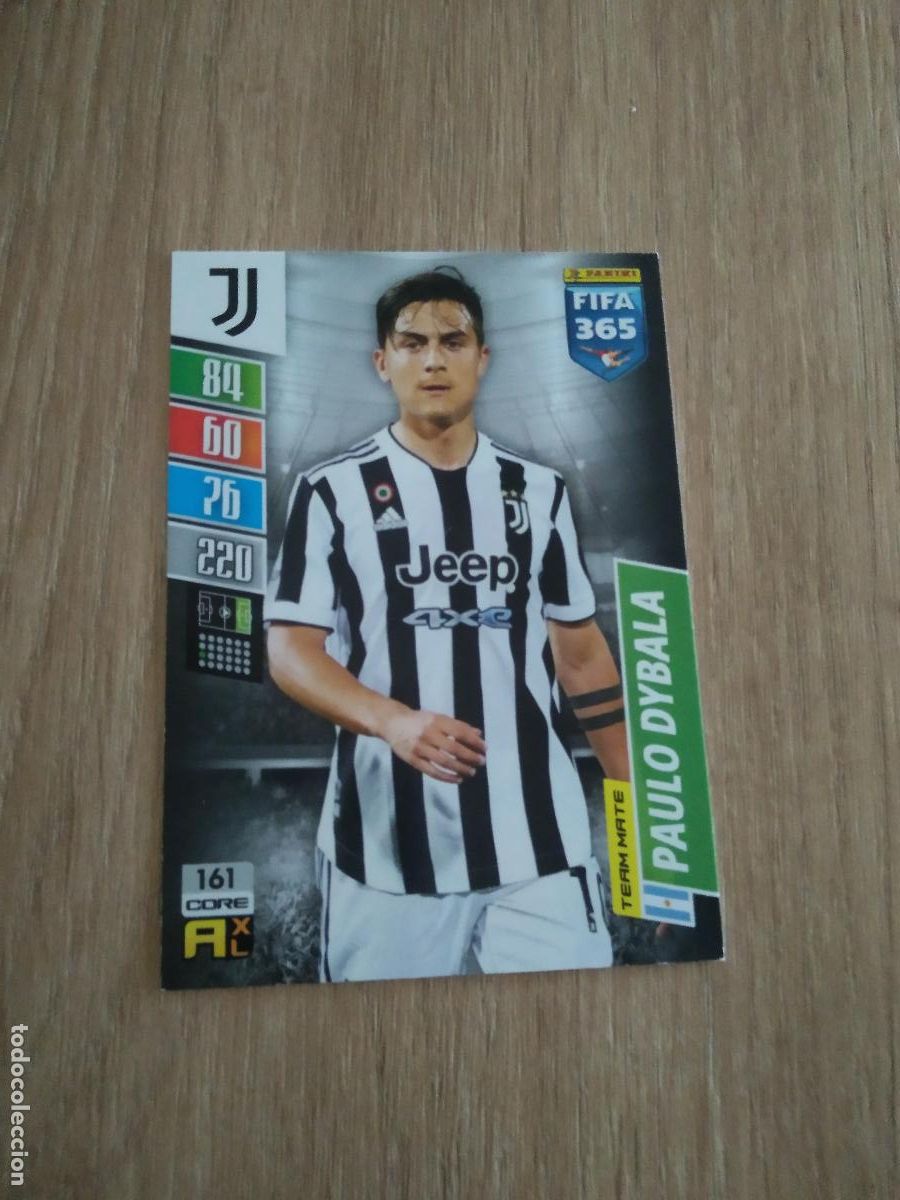 Cromos de F&uacute;tbol: 161 DYBALA JUVENTUS TURIN CROMO FUTBOL PANINI ADRENALYN 21-22 FIFA 365 2021-2022