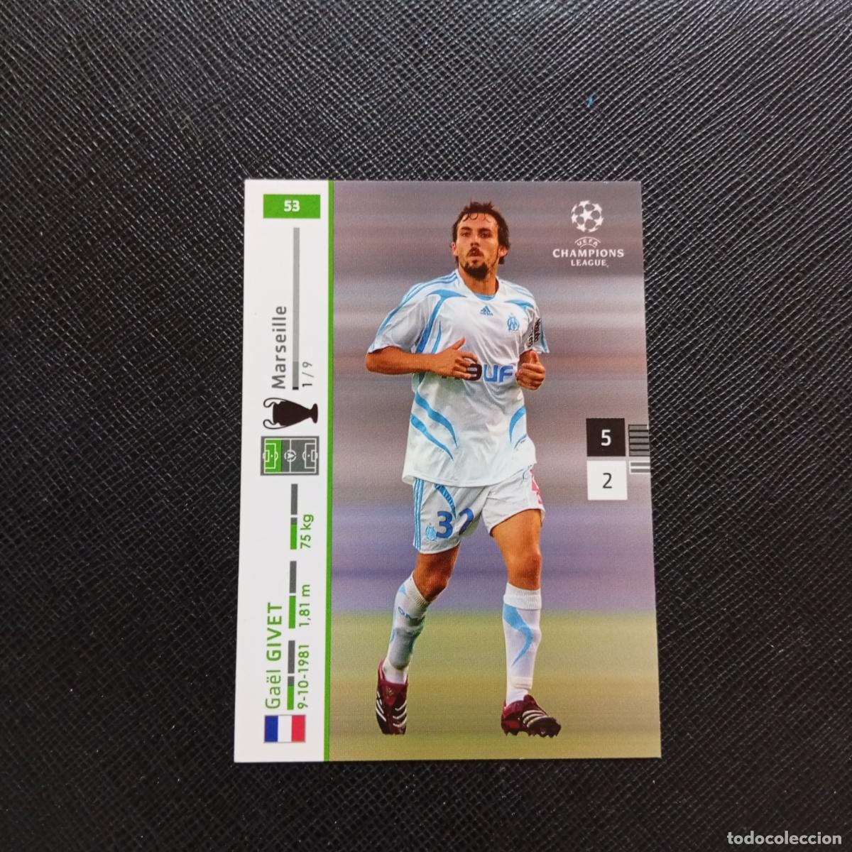 Cromos de F&uacute;tbol: 53 GIVET MARSELLA PANINI TRADING CARDS UEFA CHAMPIONS LEAGUE 2007 2008 - (MD2002-2) PG38