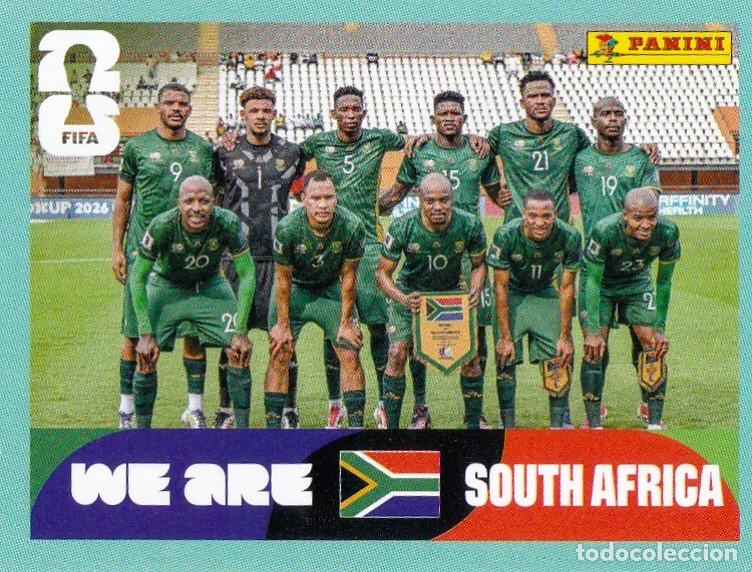 Cromos de F&uacute;tbol: FIFA WORLD CUP 2026 * EQUIPO N&ordm; 13 * DE SUDAFRICA - NUEVO DE SOBRE (A-18)